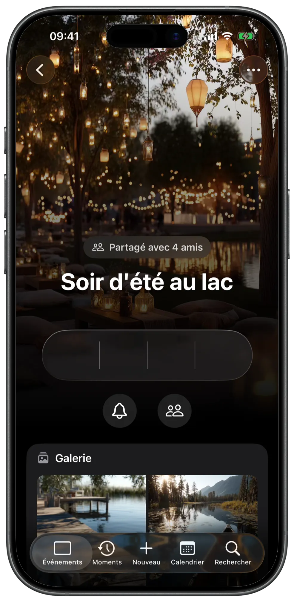Soir d'été au lac